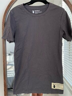 Dutch Bros Charcoal Gray Crew Neck T-Shirt
